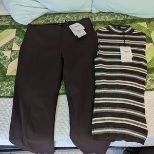 Theory Regal Wool Stripped Top